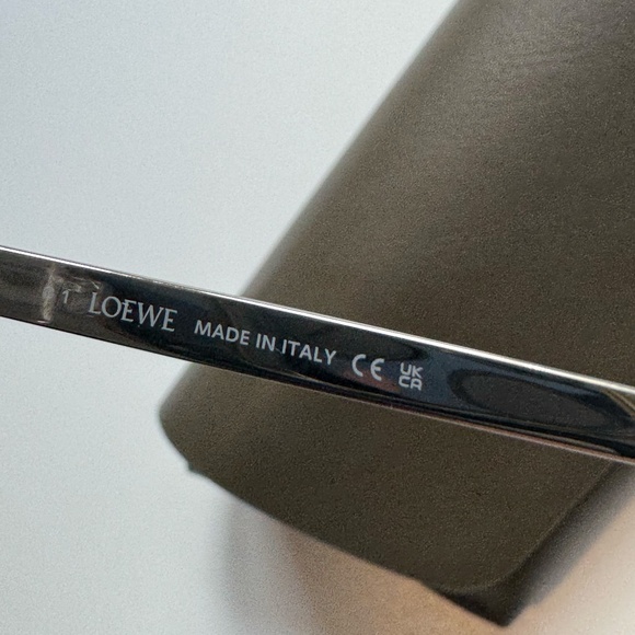 Loewe LW50073U 016 Geometric Eyeglasses 55mm – Silver NWOT- Unisex - Picture 3 of 11
